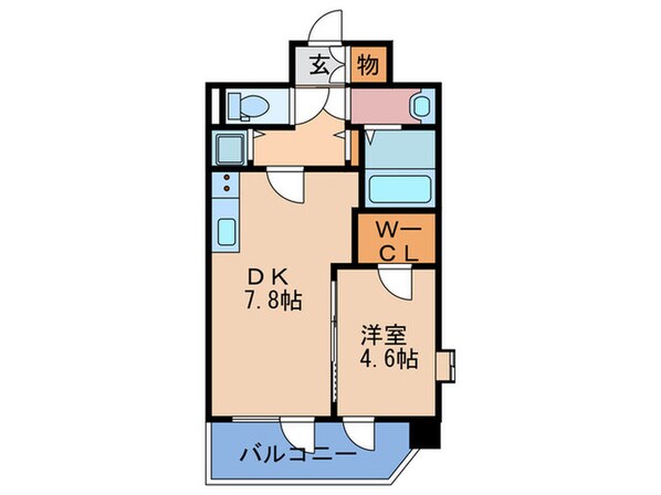 NORTH VILLAGE伍番館の物件間取画像